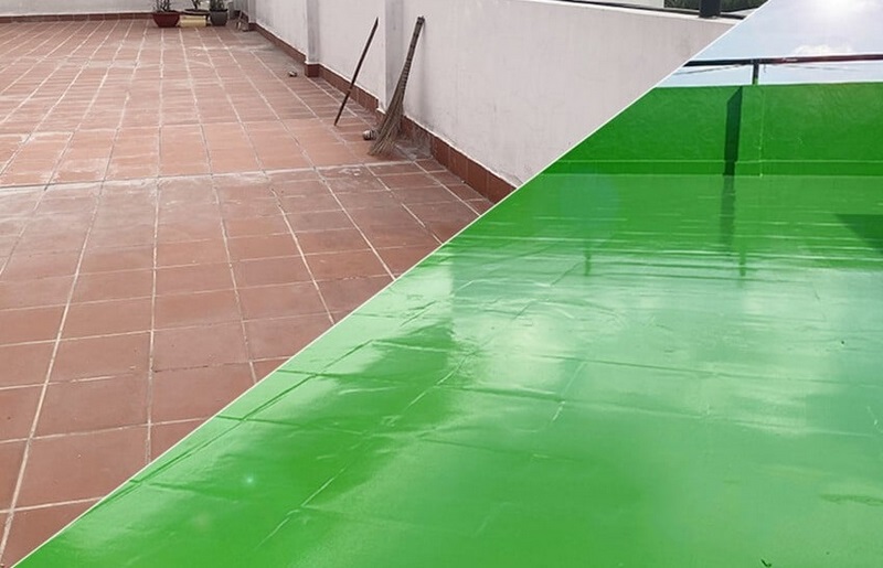 sơn epoxy chống thấm sân thượng