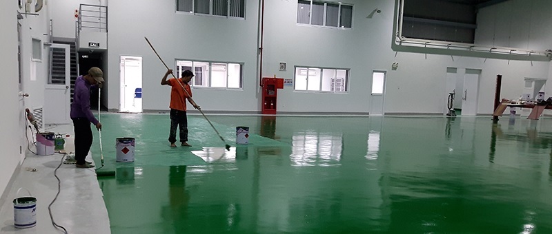 sơn epoxy chống trơn trượt