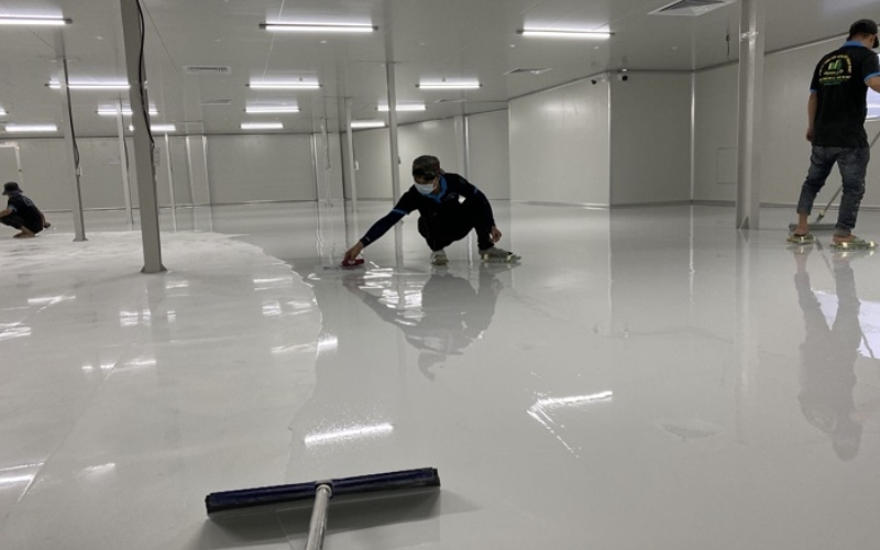 chỗ đứng dịch vụ sơn Epoxy Hà Nội