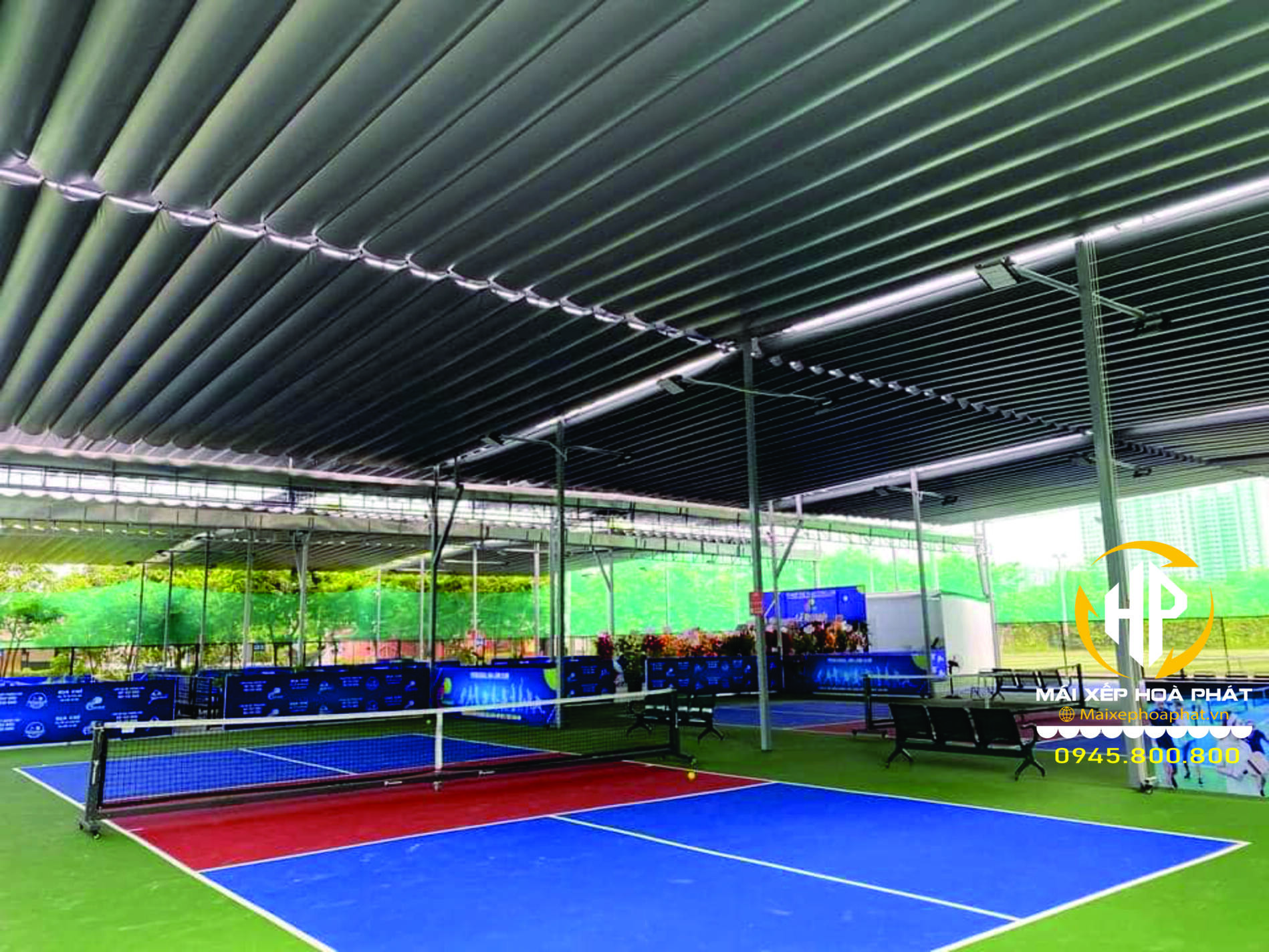Làm mái sân Pickleball Hà Nội