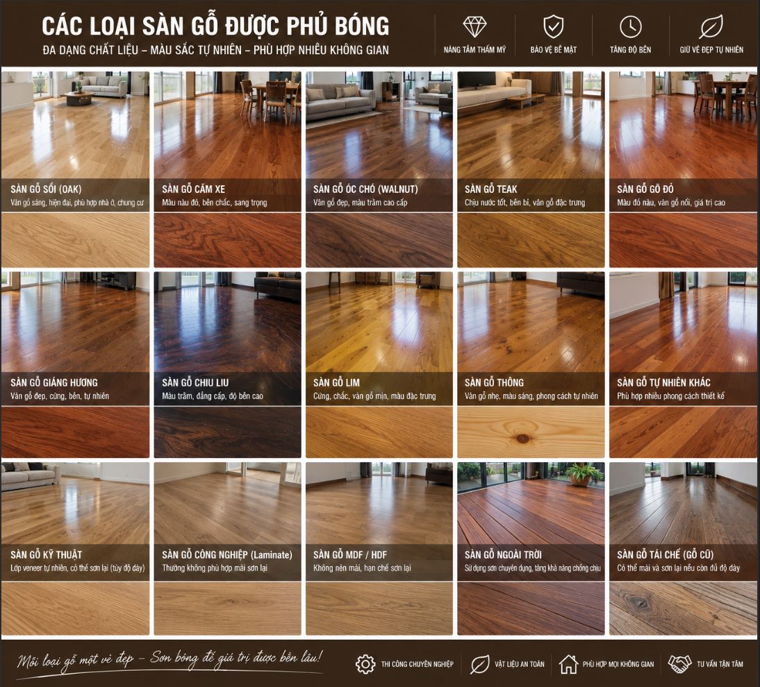 Sơn bóng sàn gỗ 2